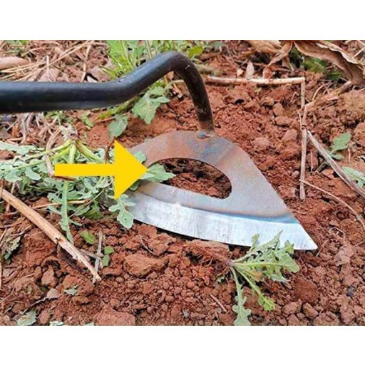 Kézi gyomvágó, Üreges kapa rozsdamentes acélból