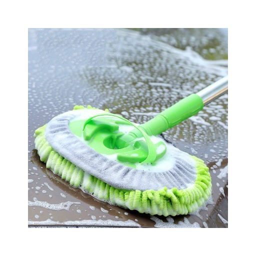 Autómosó mikroszálas tisztító kefe, Teleszkópos állítható nyéllel