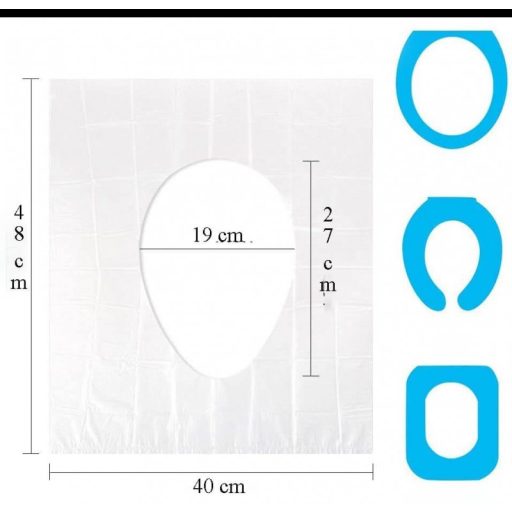 WC ülőke takarófólia (50 db)
