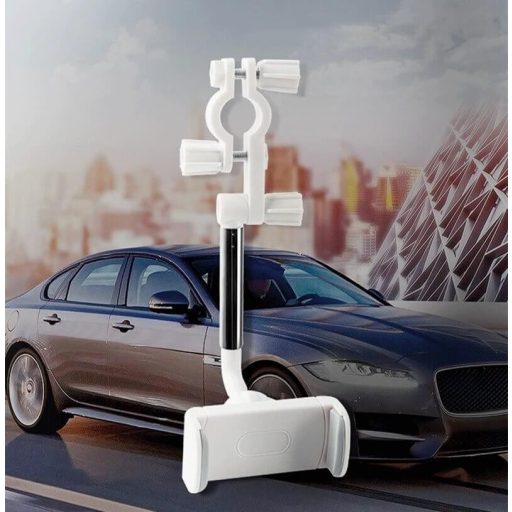 Visszapillantó tükörre helyezhető telefontartó (360 fokban forgatható)