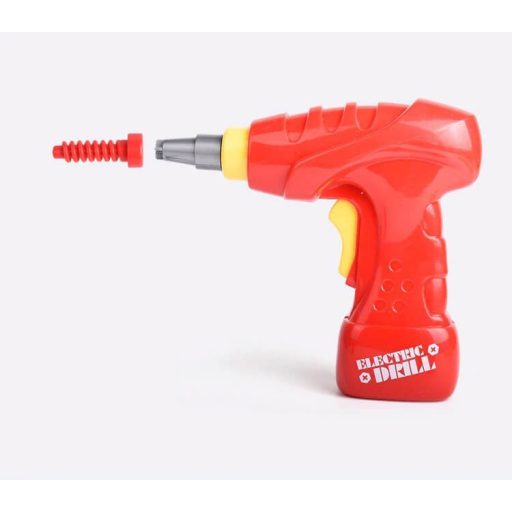 Szerelő gyermekjáték készlet, összerakható kisautóval