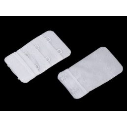   Melltartó hosszabbító - kétsoros - poliészter - 5 x 3,2 cm - 3 db