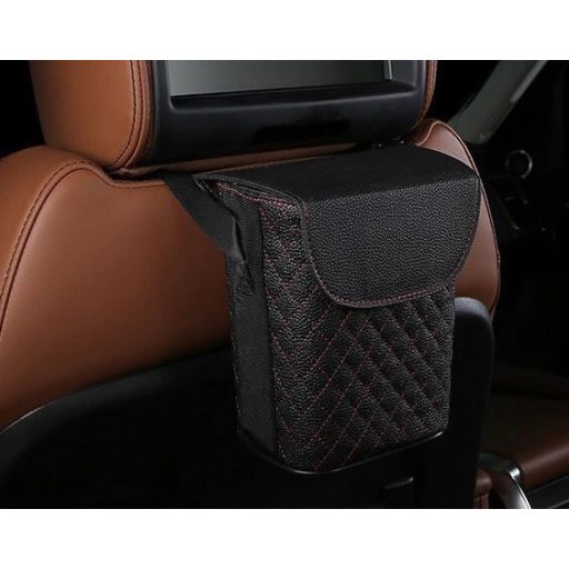 Elegáns autós tároló, szemetes