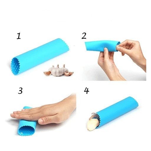 Szilikon fokhagyma pucoló 2 db