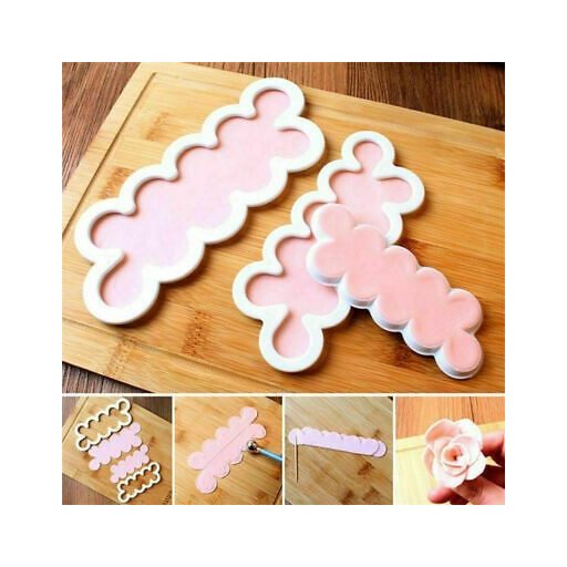 Rózsakészítő forma tortadekorációhoz (3 db)