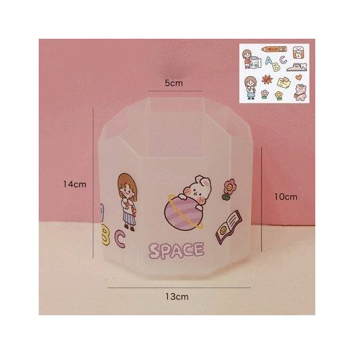 Írószertartó matricával