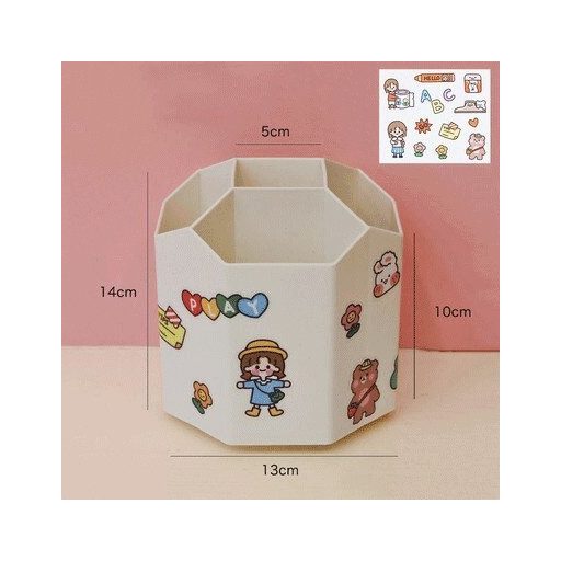 Írószertartó matricával