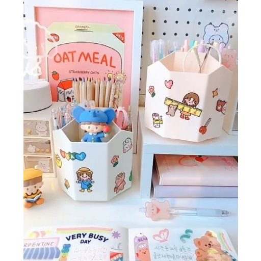 Írószertartó matricával