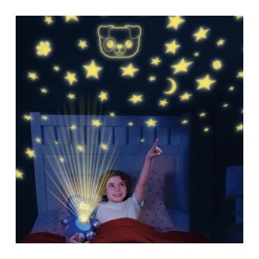 Plüssállat csillagfényes kivetítővel