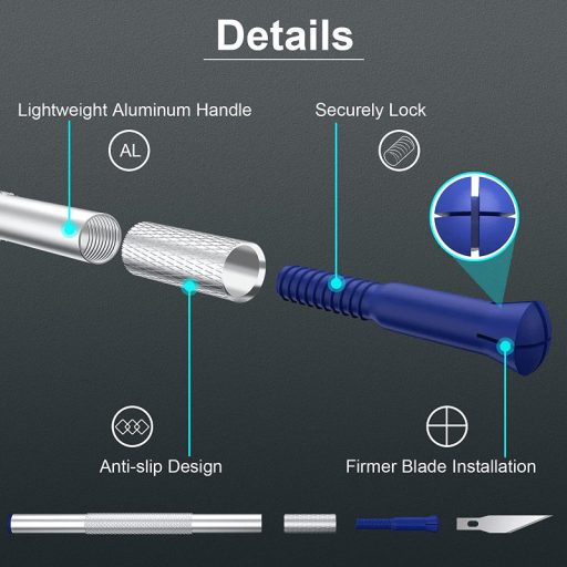 13db-os Precíziós kézműves kés készlet