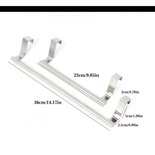 Rozsdamentes acél törölközőtartó