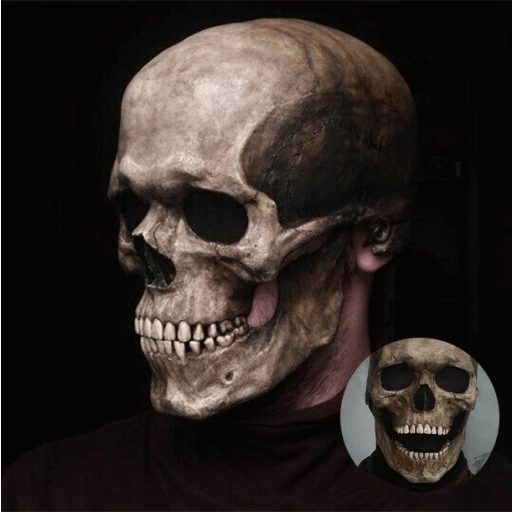 Koponya maszk mozgatható állkapoccsal