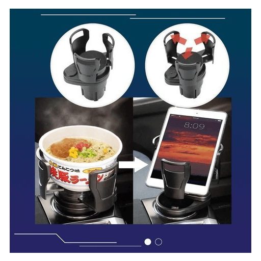 Univerzális autós pohártartó és -szervező