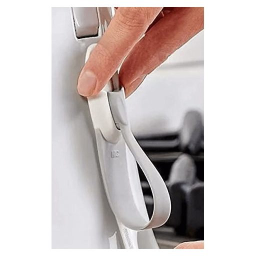 Öntapadó fehér kábel rendszerező (2 darabos)