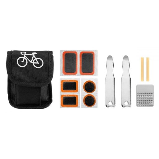 Hordozható kerékpárjavító készlet
