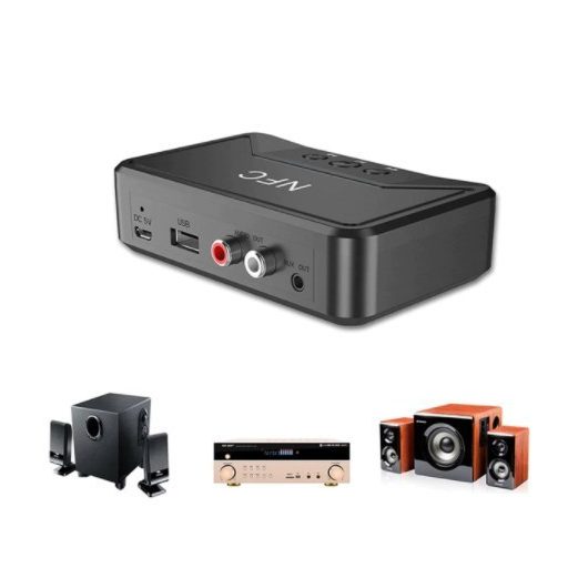 Bluetooth 5.0 audio vevő adapter