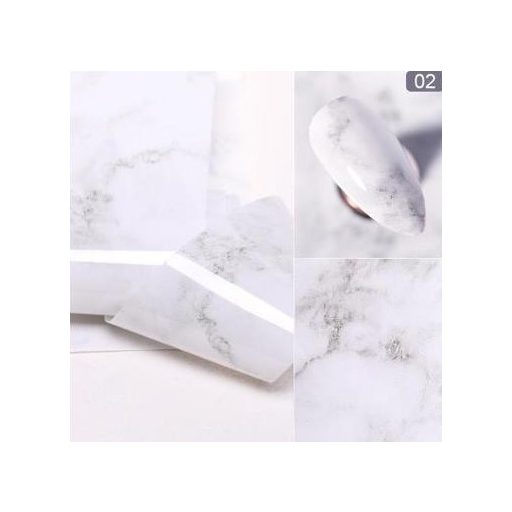 Márvány mintás körömfólia-tekercs