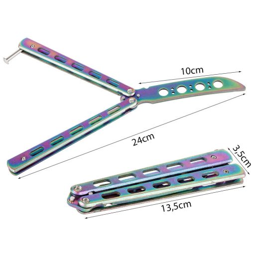 Gyakorló pillangókés színátmenetes