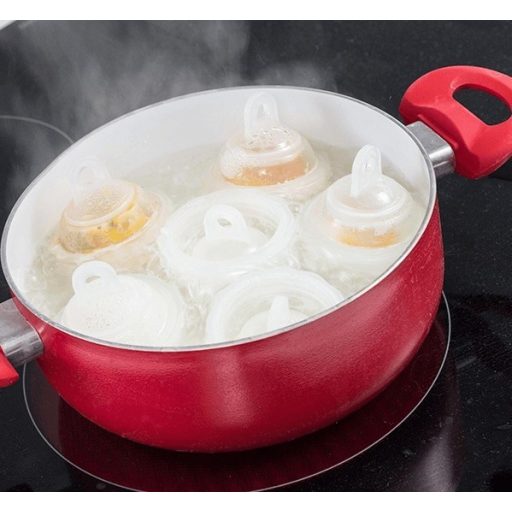 Tojásfőző szilikon forma -6 darabos