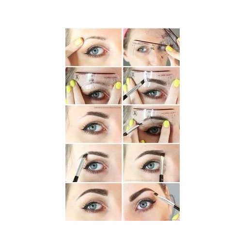 Szemöldök forma, szemöldök sablon