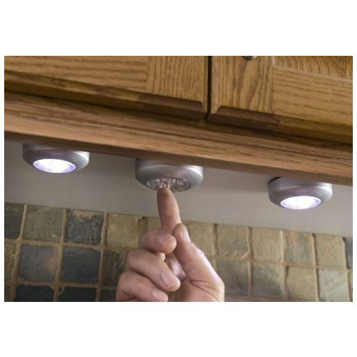 Nyomógombos mini LED lámpa 2db