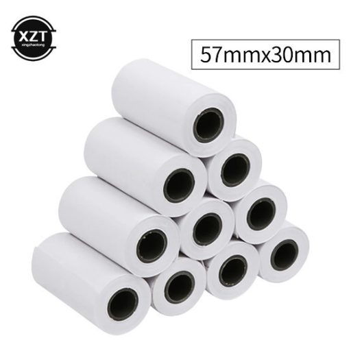 1 tekercs 57x30mm hőnyomtató papír, fotópapír