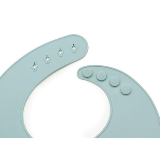 Szilikon étkészlet babáknak, állítható előke és vákuumtalpas tányér kanálkával