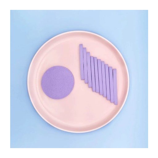 Eldobható kozmetikai szivacs, tömörített arclemosó szivacs (12 db)