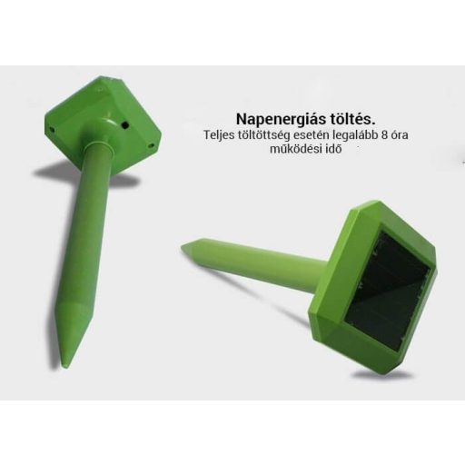 Vakondriasztó, rágcsálóriasztó (napelemes)