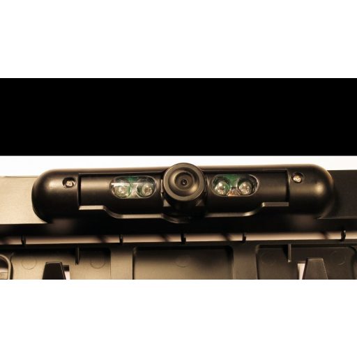 Rendszámtábla keretbe épített éjjellátó tolatókamera