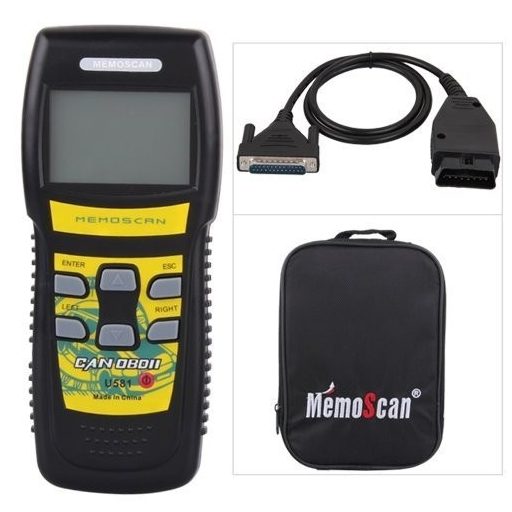 U581 MAGYAR NYELVŰ kézi autódiagnosztikai interfész OBD OBD 2 Multiprotokoll hibakódolvasó