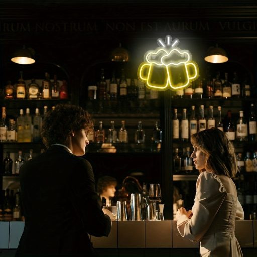 Sör alakú LED-es neon