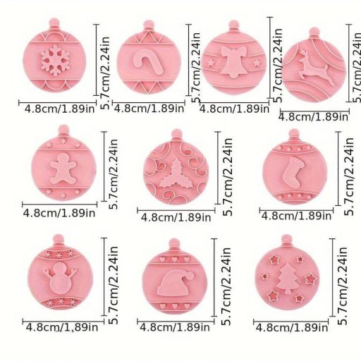 10 darabos Karácsonyi Süteményszaggató Készlet