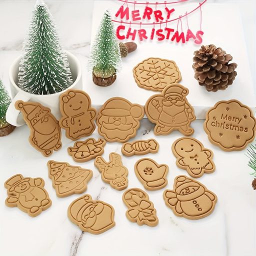 8 részes karácsonyi süti kiszúró készlet