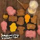   8 db-os Halloween süti kiszúró készlet, tartós műanyag kekszformák