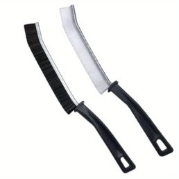   2db, réstisztító kefe hosszú nyéllel, Kemény sörtéjű kefe