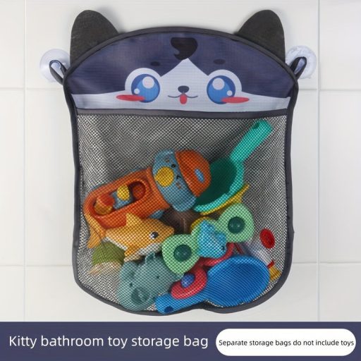 Fürdőszobai játék tároló akasztós háló