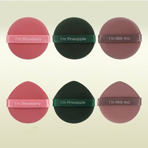 7 db Air Cushion Puff nedves és száraz újrafelhasználható szivacs folyadékhoz, krémhez, alapozóhoz és púderhez