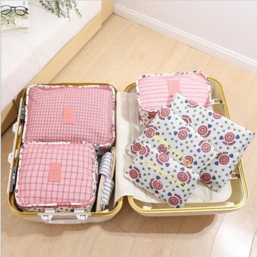 Bőrönd rendszerező, bőröndrendező szett 6 db-os