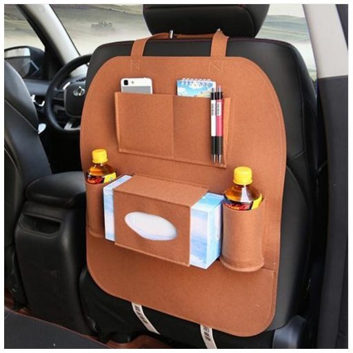 Háttámlavédő autós tároló