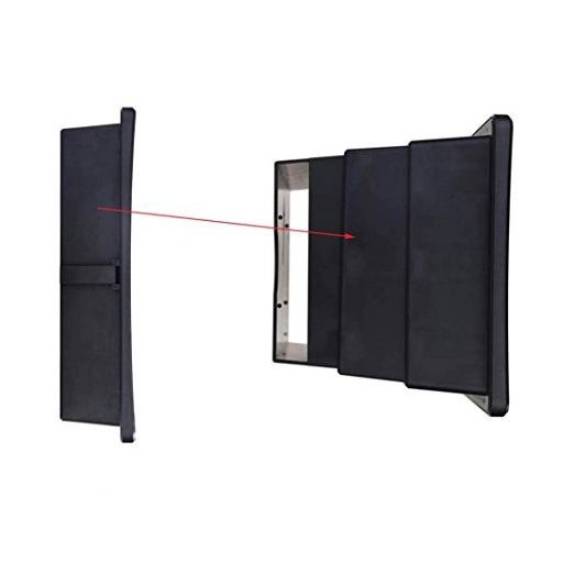 Teleszkópos mobiltelefon kijelző nagyító - Fekete