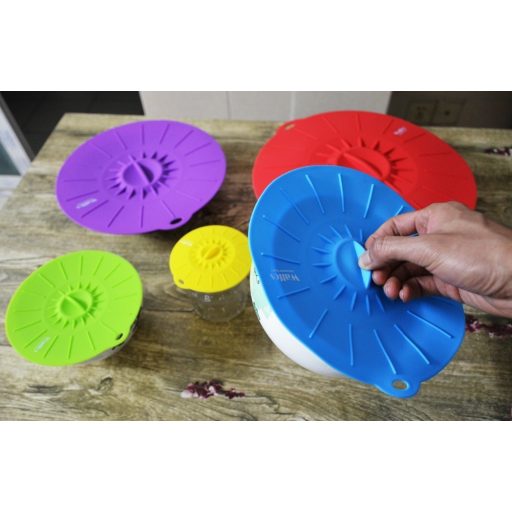 5 db-os vákuumos szilikon fedő szett