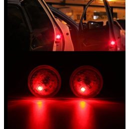 2 db Autóajtó LED figyelmeztető lámpa