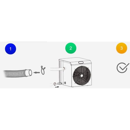 EraSpa Fairland Mini SHP03 medence hőszivattyú, 3.5 kW