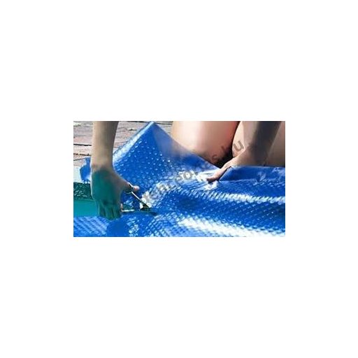 LUX 250 Medence szolártakaró méretre vágható, ovális alakú, 3,6 x 6,1m