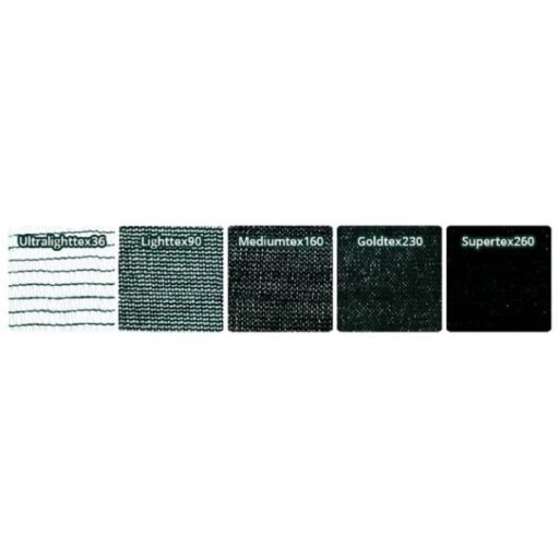 Árnyékoló háló medence fölé, kerítésre, GOLDTEX 1x10m zöld 95%-os takarás