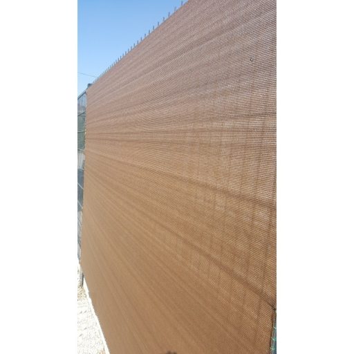 Árnyékoló háló medence fölé, kerítésre, BROWNTEX  1x50 m barna 90%-os takarás