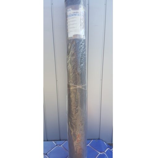 Árnyékoló háló medence fölé, kerítésre, BROWNTEX  1,8x50m barna 90%-os takarás