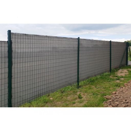 Árnyékoló háló medence fölé, kerítésre, GREYTEX 1x50 m szürke 90%-os takarás