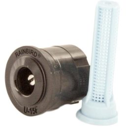   Rain Bird Spray kettős kiömlésű esőztető fúvóka U-15F - rögzített, 3,4 - 4,6 m - 360° - fekete